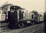 1955,25-ton diesel locomotive, used for plain section and low altitude, like Chiayi to Fenqihu, was introduced from Japan Mitsubishi. It was suspended after 1970s.