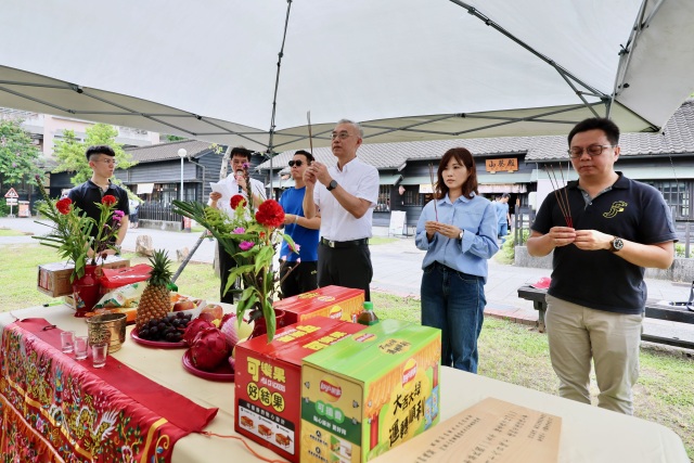 林鐵處與修復團隊擇吉時舉辦T09上棟祈福儀式
