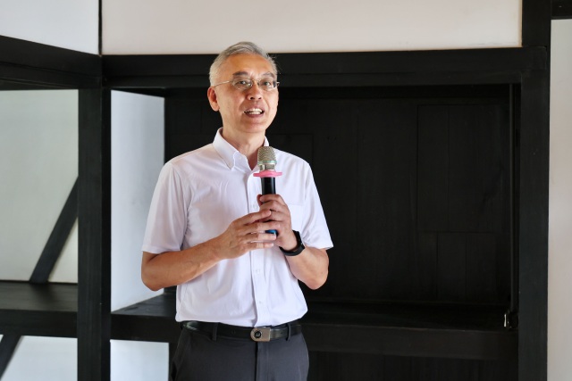 王昭堡處長感謝修復團隊的用心及努力