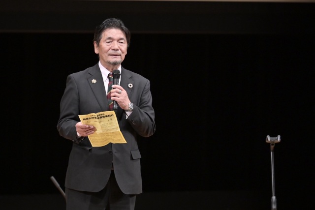 「NPO法人未來」岸田寬昭理事長促成嘉頌重奏團遠赴鳥取演出，讓阿里山的故事在臺日之間延伸