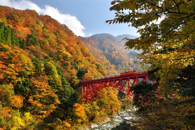 黑部峽谷鐵道美景