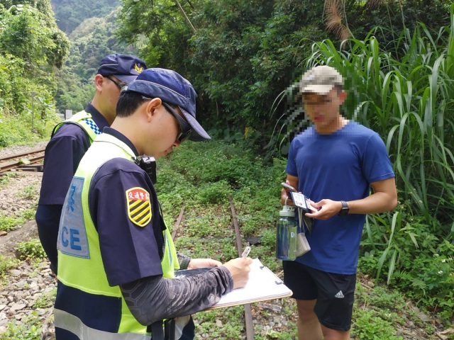 對違規行走軌道民眾記錄資料