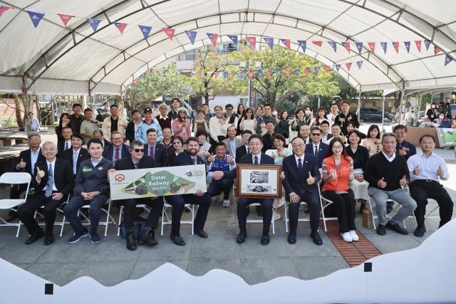 「之音相伴 臺澳共鳴」締結姊妹鐵路活動大合照