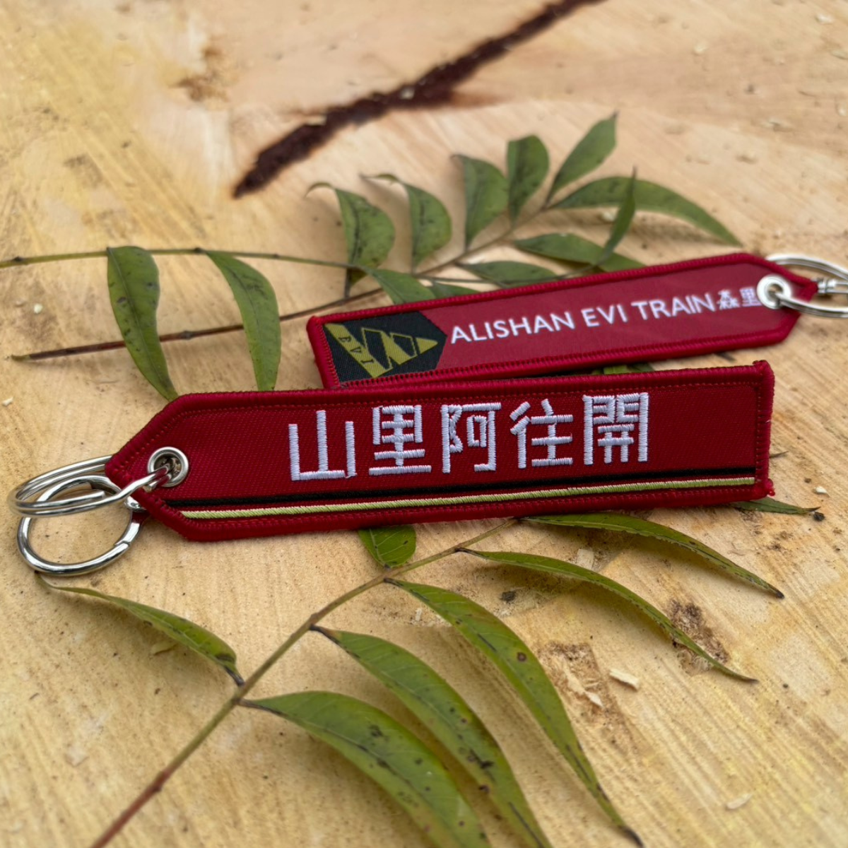 刺繡飛行飄帶鑰匙圈